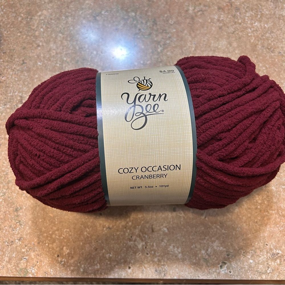 Yarn Bee Cozy Occasion Cranberry Yarn